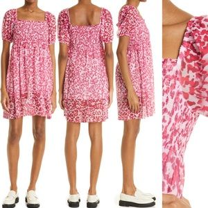 Baum und Pferdgarten Joliet Smocked Stretch Recycled Polyester Dress size M